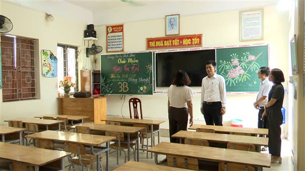 Phường Kinh Môn kiểm tra công tác chuẩn bị, sẵn sàng các điều kiện bước vào năm học mới 2026–2027