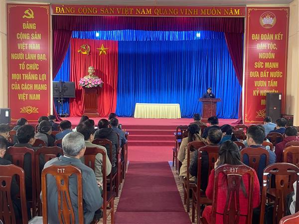 Xã Lạc Phương tổ chức Hội nghị triển khai công tác bầu cử đại biểu Quốc hội khóa XVI và đại biểu HĐND các cấp nhiệm kỳ 2026-2031