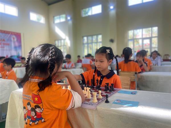 Giải Cờ vua – Màn đấu trí hấp dẫn trong khuôn khổ Đại hội TDTT xã Lạc Phượng lần thứ I, năm 2025