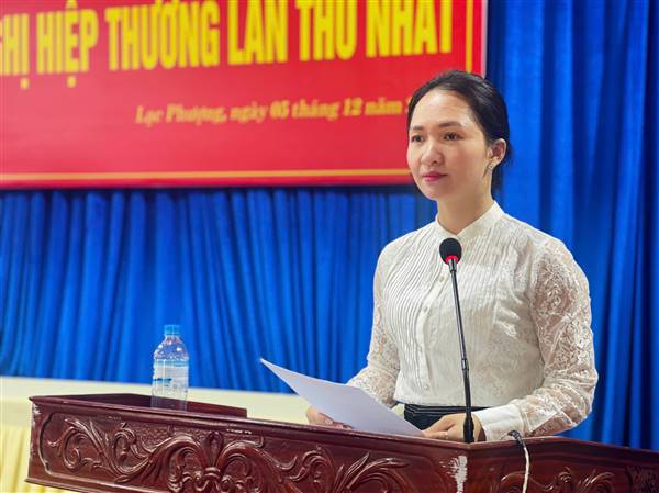 Ủy ban MTTQ Việt Nam xã Lạc Phượng tổ chức Hội nghị hiệp thương lần thứ Nhất giới thiệu người ứng cử đại biểu Hội đồng nhân dân xã nhiệm kỳ 2026 – 2031