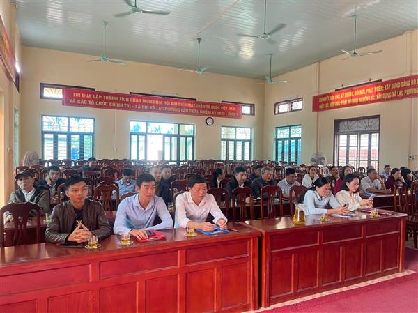 Ủy ban MTTQ Việt Nam xã Lạc Phượng tổ chức hội nghị lần thứ 2 khóa I, nhiệm kỳ 2025-2030