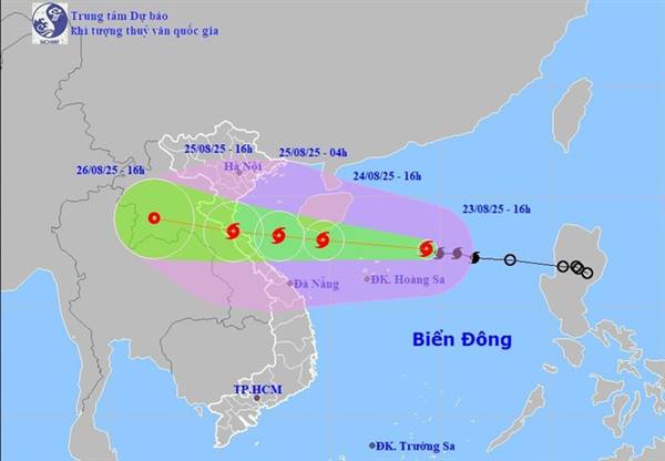 Bão số 5 (Kajiki) có thể đạt cấp 10-12, giật cấp 14-15