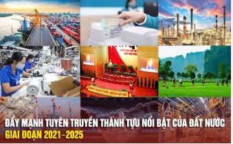 Xã Lạc Phượng đẩy mạnh tuyên truyền thành tựu nổi bật của đất nước giai đoạn 2021 – 2025