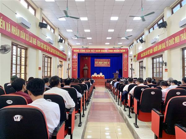 HĐND xã Lai Khê tổ chức kỳ họp thứ 3- Kỳ họp chuyên đề