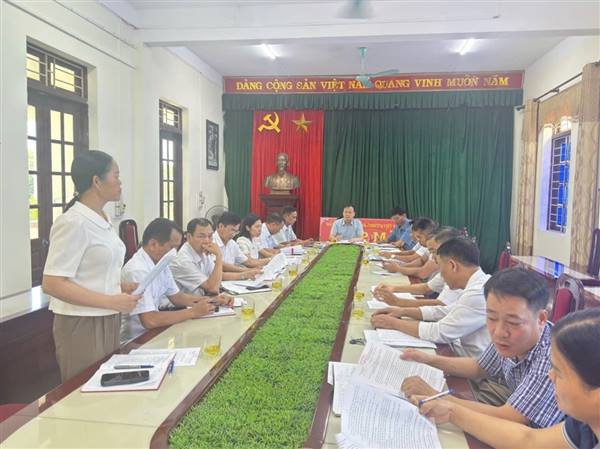 Thường trực Hội đồng nhân dân xã tổ chức họp tháng 9/2025