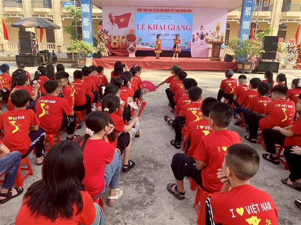 Xã Lai Khê sôi nổi Lễ khai giảng năm học mới 2025- 2026