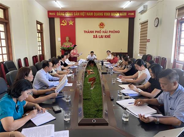 UBND xã tổ chức Hội nghị triển khai thực hiện nhiệm vụ năm học 2025 - 2026 đối với các cơ sở giáo dục công lập thuộc UBND xã