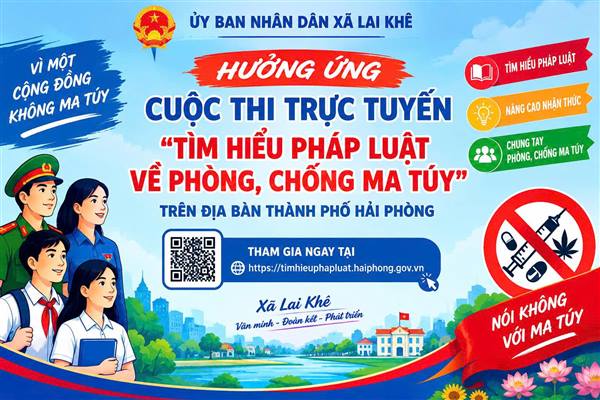 Cuộc thi trực tuyến “Tìm hiểu pháp luật về phòng, chống ma túy” trên địa bàn thành phố Hải Phòng