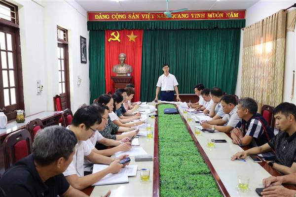 THƯỜNG TRỰC HỘI ĐỒNG NHÂN DÂN XÃ TỔ CHỨC HỘI NGHỊ TRIỂN KHAI KẾ HOẠCH KHẢO SÁT VÀ KẾ HOẠCH GIÁM SÁT CỦA THƯỜNG TRỰC HỘI ĐỒNG NHÂN DÂN XÃ