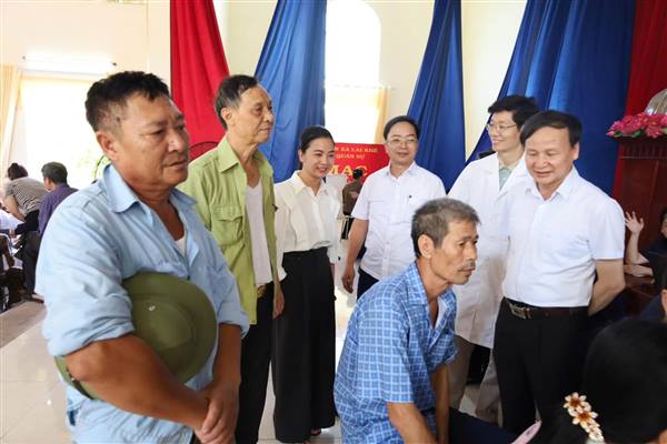 Lai Khê tích cực triển khai thực hiện khám sức khỏe miễn phí cho Nhân dân