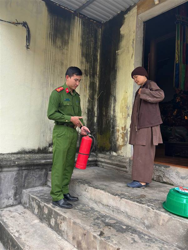 Xã Lai Khê bảo đảm an toàn phòng cháy, chữa cháy tại các điểm du lịch tâm linh dịp đầu Xuân