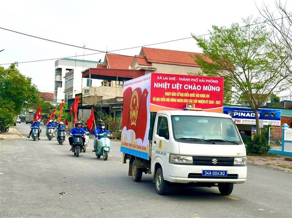 Xã Lai Khê tăng cường công tác tuyên truyền cuộc bầu cử đại biểu Quốc hội và đại biểu Hội đồng nhân dân các cấp nhiệm kỳ 2026- 2031