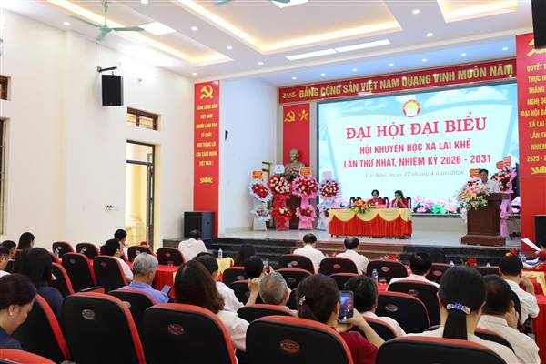 Hội Khuyến học xã Lai Khê tổ chức Đại hội lần thứ I, nhiệm kỳ 2026–2031