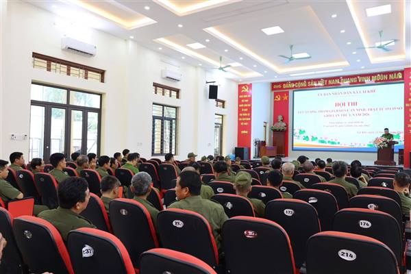 Xã Lai Khê tổ chức Hội thi "Lực lượng tham gia bảo vệ an ninh, trật tự ở cơ sở giỏi" lần thứ I năm 2026