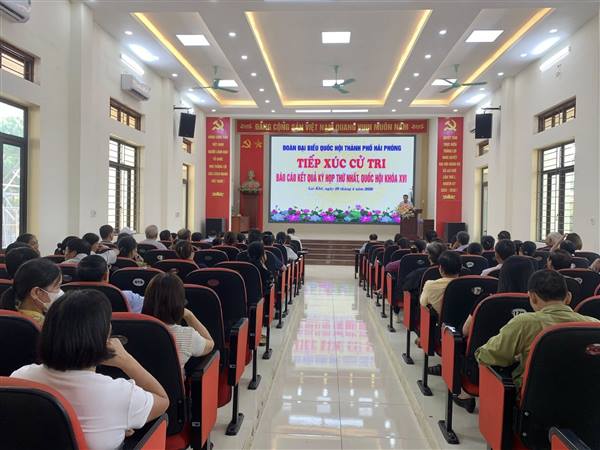 Xã Lai Khê tham gia hội nghị trực tuyến tiếp xúc cử tri sau Kỳ họp thứ Nhất, Quốc hội khóa XVI