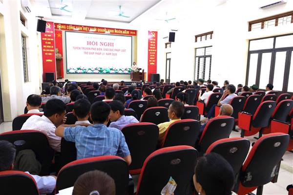 Ủy ban nhân dân xã Lai Khê tổ chức hội nghị tuyên truyền, phổ biến giáo dục pháp luật và trợ giúp pháp lý năm 2026
