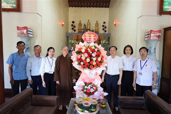 Xã Lai khê thành lập 06 đoàn đi thăm, chúc mừng các nhà chùa nhân dịp đại lễ Phật đản năm 2026