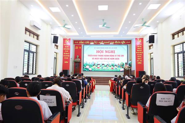 Xã Lai Khê tổ chức Lễ phát động toàn dân tập luyện môn bơi phòng, chống đuối nước; Tháng hành động vì trẻ em và Triển khai hoạt động hè năm 2026