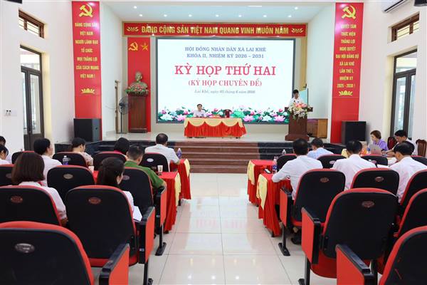 Hội đồng nhân dân xã Lai Khê thông qua 04 nghị quyết quan trọng tại Kỳ họp thứ Hai (Kỳ họp chuyên đề)