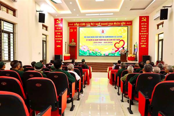Hội Nạn nhân chất độc Da cam/Dioxin xã Lai Khê tổ chức kỷ niệm 65 năm thảm họa da cam Việt Nam