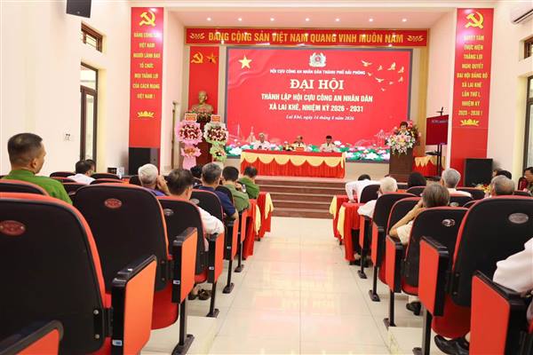 Đại hội Hội cựu Công an nhân dân xã Lai Khê thành công tốt đẹp