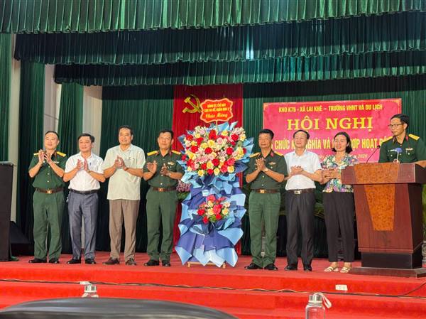Xã Lai Khê và Kho K76 ký kết Quy chế hoạt động kết nghĩa
