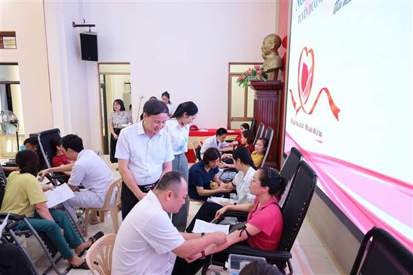Lai Khê hoàn thành vượt chỉ tiêu hiến máu tình nguyện năm 2026
