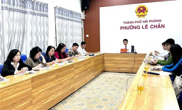 PHƯỜNG LÊ CHÂN TRIỂN KHAI KẾ HOẠCH TỔ CHỨC LỄ KHAI MẠC ĐẠI HỘI THỂ DỤC THỂ THAO PHƯỜNG LẦN THỨ I, NĂM 2025
