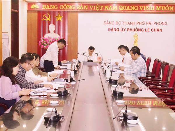 THƯỜNG TRỰC HĐND – UBND – UBMTTQ VIỆT NAM PHƯỜNG LÊ CHÂN TỔ CHỨC HỘI NGHỊ LIÊN TỊCH CHUẨN BỊ KỲ HỌP THƯỜNG LỆ CUỐI NĂM 2025 HĐND PHƯỜNG KHÓA I, NHIỆM KỲ 2021 – 2026

