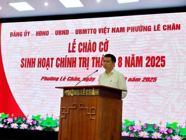 Lễ Chào cờ, sinh hoạt chính trị tháng 8 năm 2025