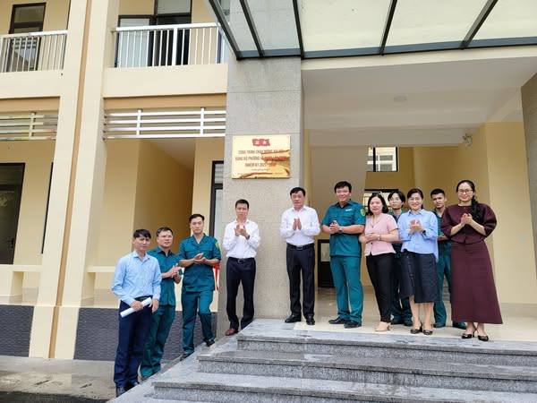 Phường Lê Chân tổ chức khánh thành, gắn biển Trụ sở Ban Chỉ huy Quân sự phường