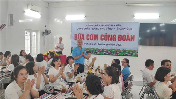  Thực hiện chỉ đạo của Liên đoàn Lao động thành phố Hải Phòng, Công đoàn phường Lê Chân tổ chức “Bữa cơm Công đoàn” năm 2025