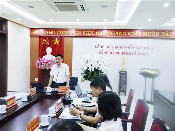 ĐẢNG ỦY PHƯỜNG LÊ CHÂN TỔ CHỨC HỘI NGHỊ SƠ KẾT CÔNG TÁC QUÝ III, TRIỂN KHAI NHIỆM VỤ QUÝ IV NĂM 2025