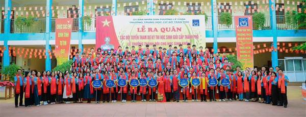 PHƯỜNG LÊ CHÂN TỰ HÀO VỚI THÀNH TÍCH DẪN ĐẦU KẾT QUẢ KÌ THI HỌC SINH GIỎI THÀNH PHỐ
