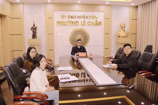 PHƯỜNG LÊ CHÂN TIẾP SÓNG HỘI NGHỊ TRỰC TUYẾN TRIỂN KHAI, RÀ SOÁT VÀ ĐIỀU CHỈNH KẾ HOẠCH TỔNG ĐIỀU TRA KINH TẾ NĂM 2026