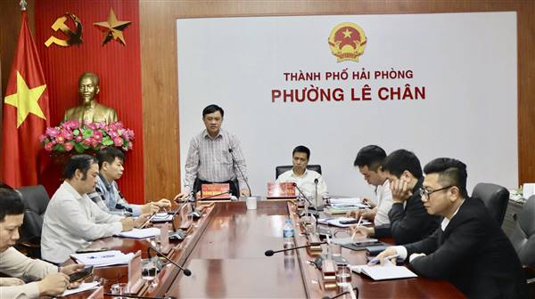 ĐẢNG ỦY PHƯỜNG LÊ CHÂN HỌP RÀ SOÁT CÔNG TÁC CHUẨN BỊ BẦU CỬ ĐẠI BIỂU QUỐC HỘI KHÓA XVI VÀ HĐND CÁC CẤP NHIỆM KỲ 2026 – 2031