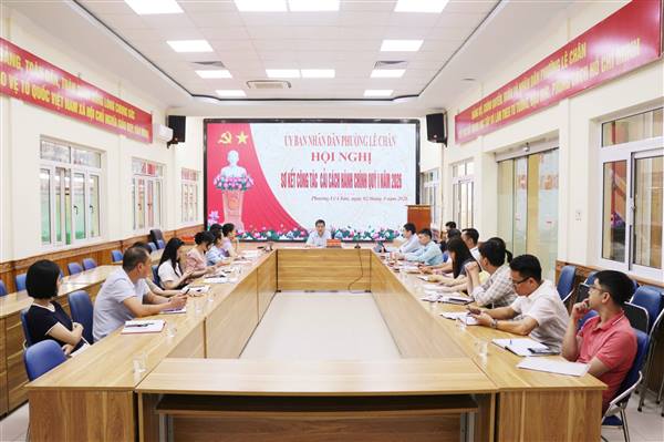 PHƯỜNG LÊ CHÂN SƠ KẾT CÔNG TÁC CẢI CÁCH HÀNH CHÍNH QUÝ I NĂM 2026