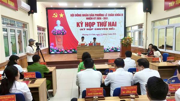 HĐND PHƯỜNG LÊ CHÂN TỔ CHỨC KỲ HỌP CHUYÊN ĐỀ – QUYẾT NGHỊ NHIỀU NỘI DUNG QUAN TRỌNG