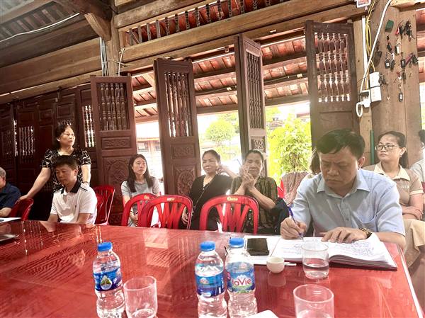 ĐỒNG CHÍ BÍ THƯ ĐẢNG ỦY PHƯỜNG LÊ CHÂN DỰ VÀ CHỈ ĐẠO SINH HOẠT CHI BỘ TỔ DÂN PHỐ SỐ 41