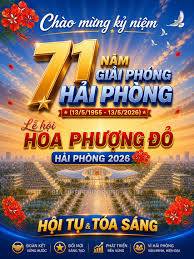 HẢI PHÒNG 71 NĂM GIẢI PHÓNG — HOA PHƯỢNG ĐỎ LẠI NỞ, THÀNH PHỐ LẠI TỎA SÁNG!