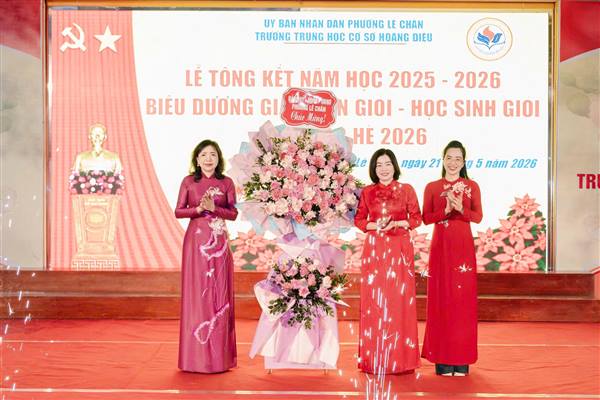 THCS HOÀNG DIỆU TỔNG KẾT NĂM HỌC 2025–2026, KHẲNG ĐỊNH VỊ THẾ TRƯỜNG CHUẨN QUỐC GIA