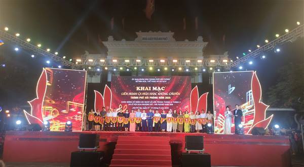 PHƯỜNG LÊ CHÂN THAM DỰ LIÊN HOAN CA MÚA NHẠC KHÔNG CHUYÊN THÀNH PHỐ HẢI PHÒNG NĂM 2026