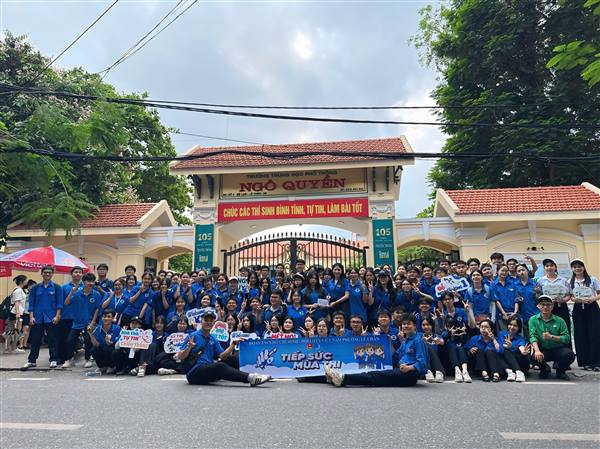 RỰC RỠ SẮC ÁO XANH: TUỔI TRẺ LÊ CHÂN RA QUÂN “TIẾP SỨC MÙA THI NĂM 2026”
