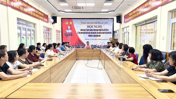PHƯỜNG LÊ CHÂN HỌP TRIỂN KHAI CHƯƠNG TRÌNH HÀNH TRÌNH ĐỎ LẦN THỨ XIV, TÔN VINH NGƯỜI HIẾN MÁU TÌNH NGUYỆN TIÊU BIỂU VÀ NGÀY HỘI HIẾN MÁU NĂM 2026
