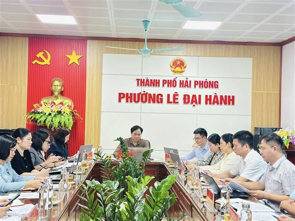 Đảng ủy phường Lê Đại Hành tổ chức Hội nghị Ban Chấp hành lần thứ Năm, khóa I, nhiệm kỳ 2025 – 2030