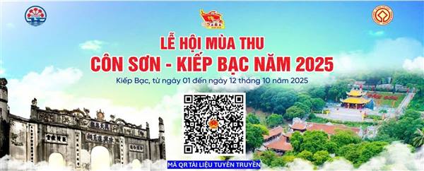 V/v tuyên truyền các hoạt động và  
bộ hình ảnh nhận diện Lễ hội mùa Thu  
Côn Sơn - Kiếp Bạc năm 2025