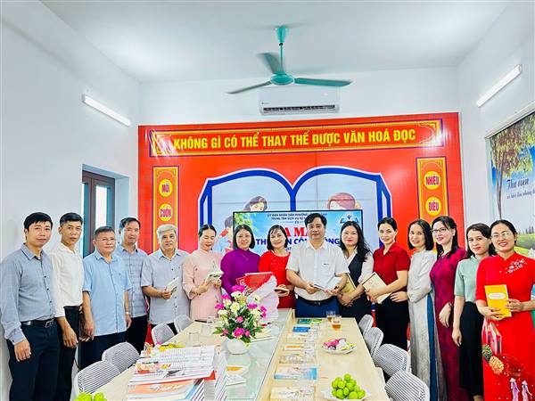 PHƯỜNG LÊ ĐẠI HÀNH RA MẮT THƯ VIỆN CÔNG CỘNG