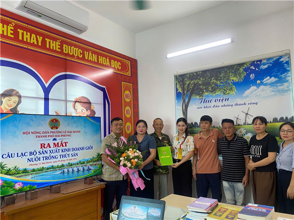 HỘI NÔNG DÂN PHƯỜNG LÊ ĐẠI HÀNH HỖ TRỢ SINH KẾ, KẾT NỐI VỐN VAY CHO HỘI VIÊN, THIẾT THỰC CHÀO MỪNG 96 NĂM NGÀY THÀNH LẬP HỘI NÔNG DÂN VIỆT NAM