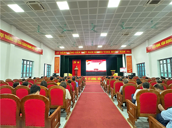 PHƯỜNG LÊ ĐẠI HÀNH TỔ CHỨC HỘI NGHỊ QUÁN TRIỆT, TRIỂN KHAI NGHỊ QUYẾT VỀ CÔNG TÁC KIỂM TRA, GIÁM SÁT CỦA ĐẢNG