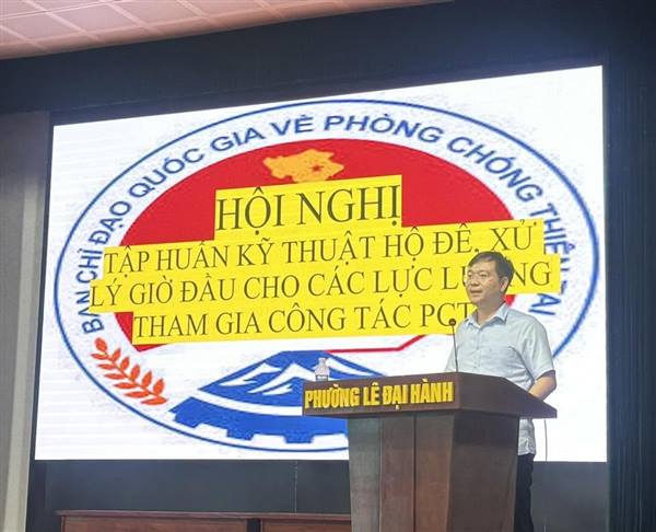 PHƯỜNG LÊ ĐẠI HÀNH TỔ CHỨC HỘI NGHỊ TẬP HUẤN CÔNG TÁC PHÒNG, CHỐNG THIÊN TAI NĂM 2026